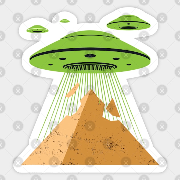 Ancient Alien Theory Novelty Shirt - UFO Conspiracy Sticker by LEGO